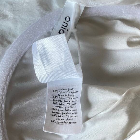 Onia x WeWoreWhat Danielle Lemon Print Belted One Piece Swimsuit – Size Medium - Picture 15 of 16